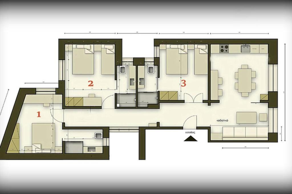 Athens Center Modern Apt In Art Nouveau Building Exteriör bild